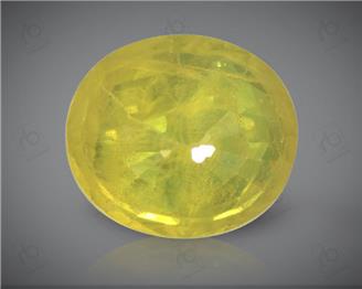 Natural Heated & Treated Yellow Sapphire 3.10 CTS (DIN 86107 )